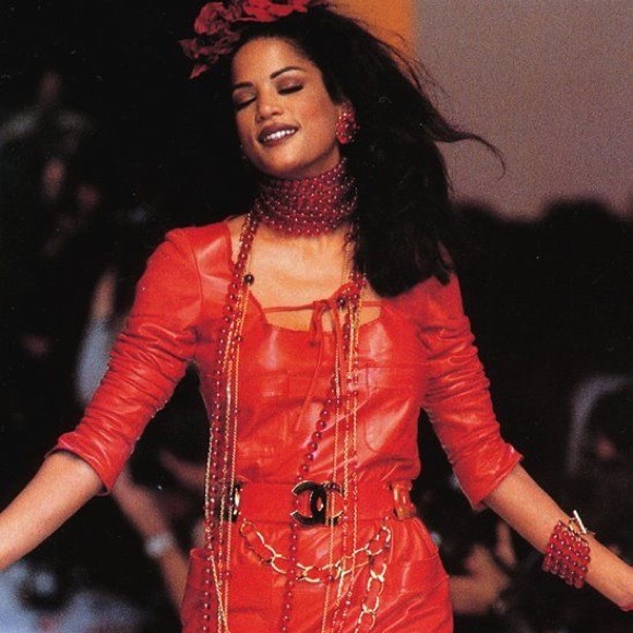 Chanel 90s Rare Runway Vintage CC Gold Belt - Picture 7 of 8